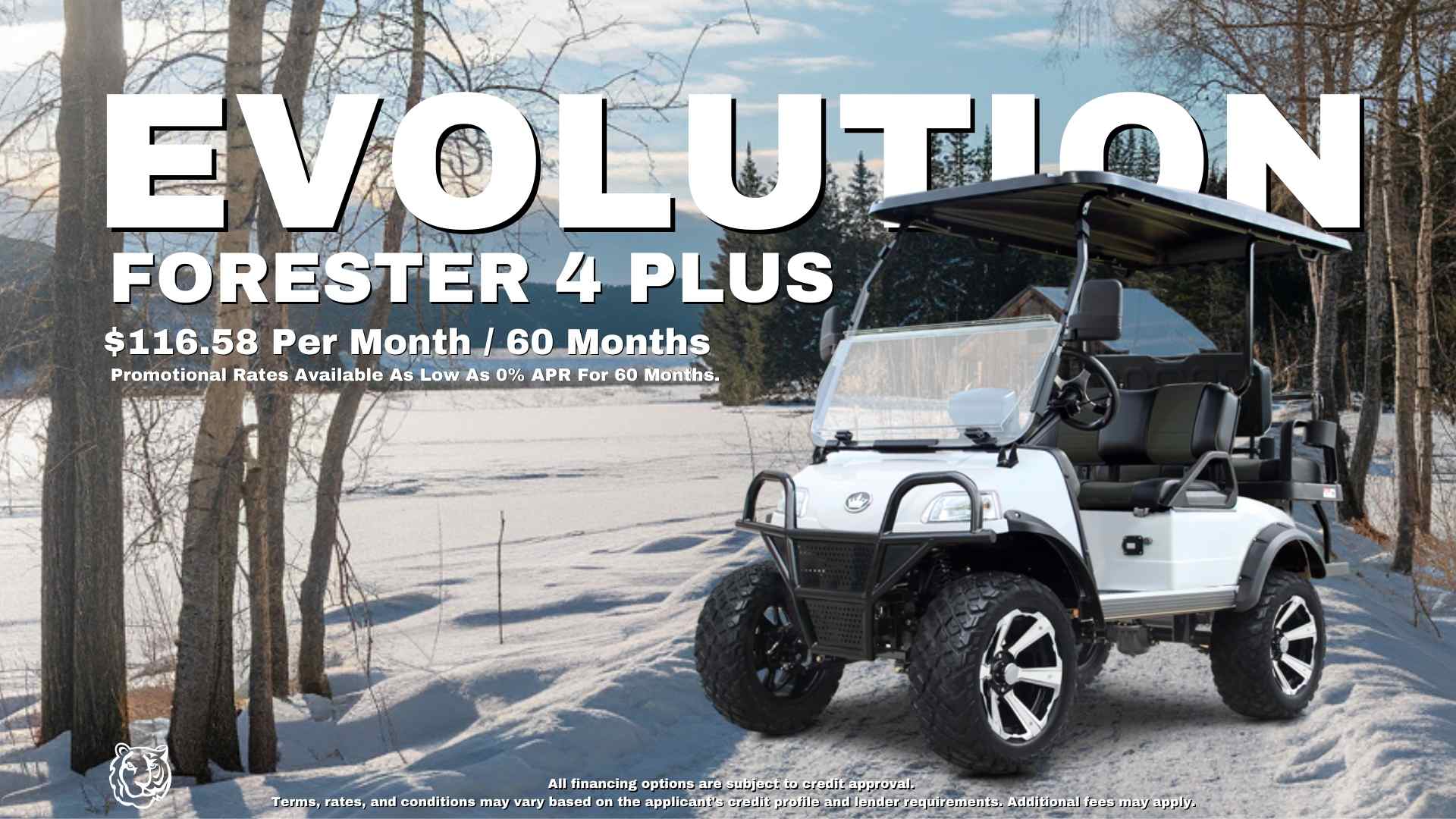 WINTER POSTER2 EVolution FORESTER 4 PLUS - TIGON GOLF CARTS