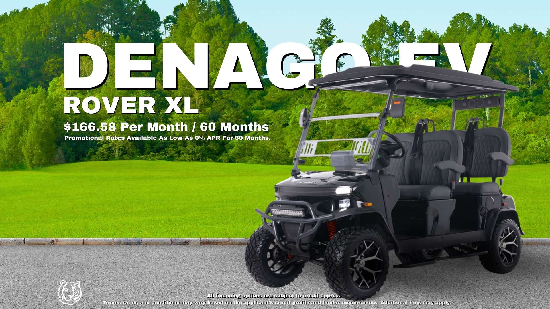 Black DENAGO EV ROVER XL PROMO