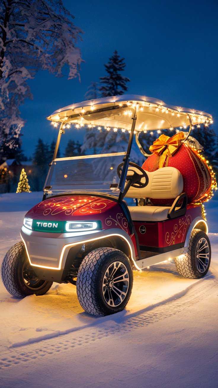 Santa's Christmas Golf Cart Parade