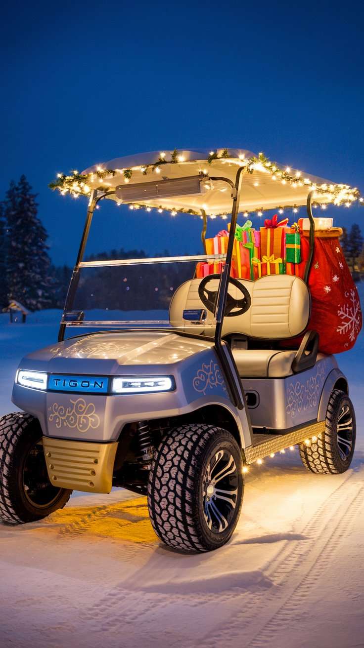 Santa's Christmas Golf Cart Parade