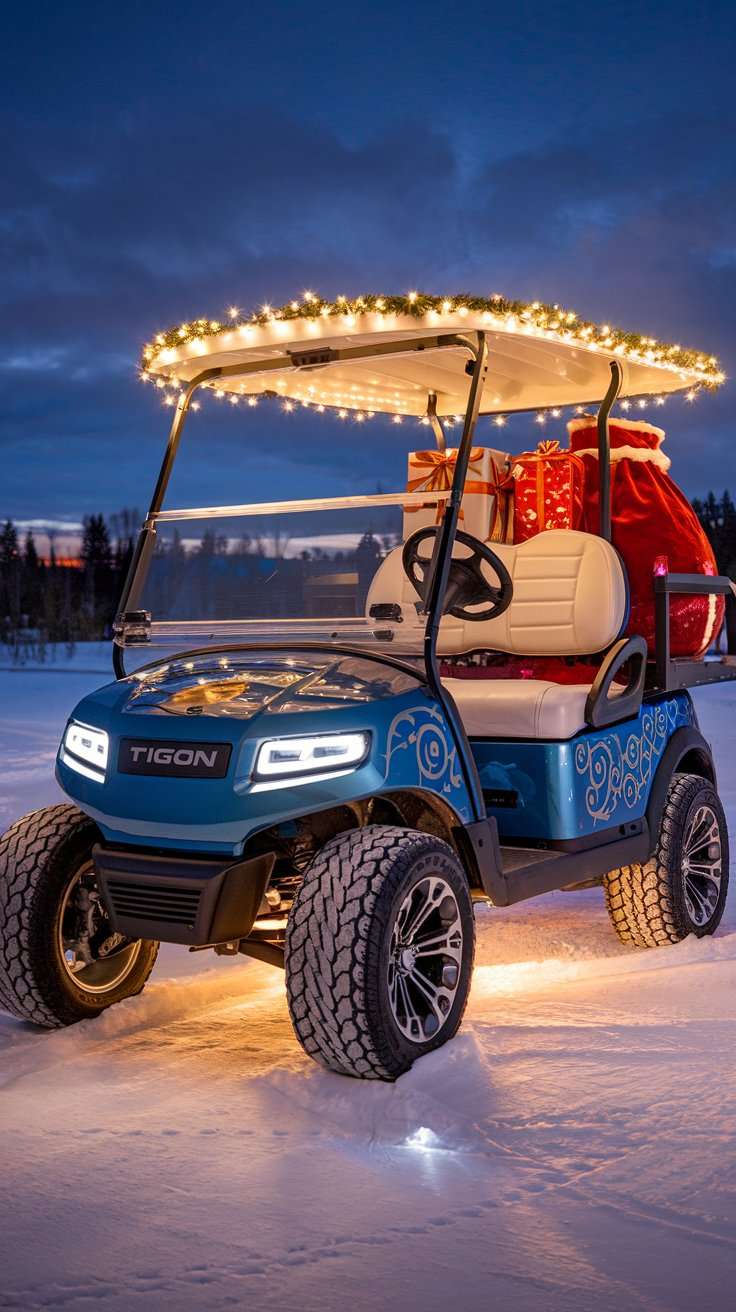 Santa's Christmas Golf Cart Parade