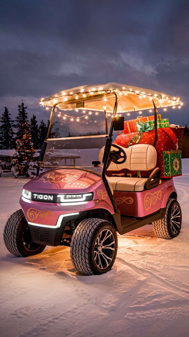 Santa's Christmas Golf Cart Parade