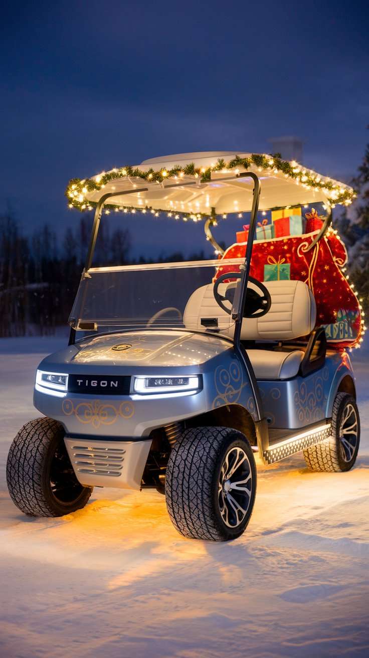 Santa's Christmas Golf Cart Parade