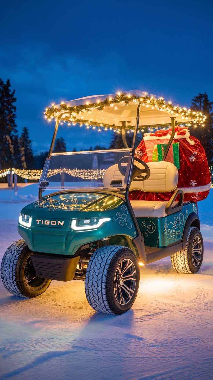 Santa's Christmas Golf Cart Parade