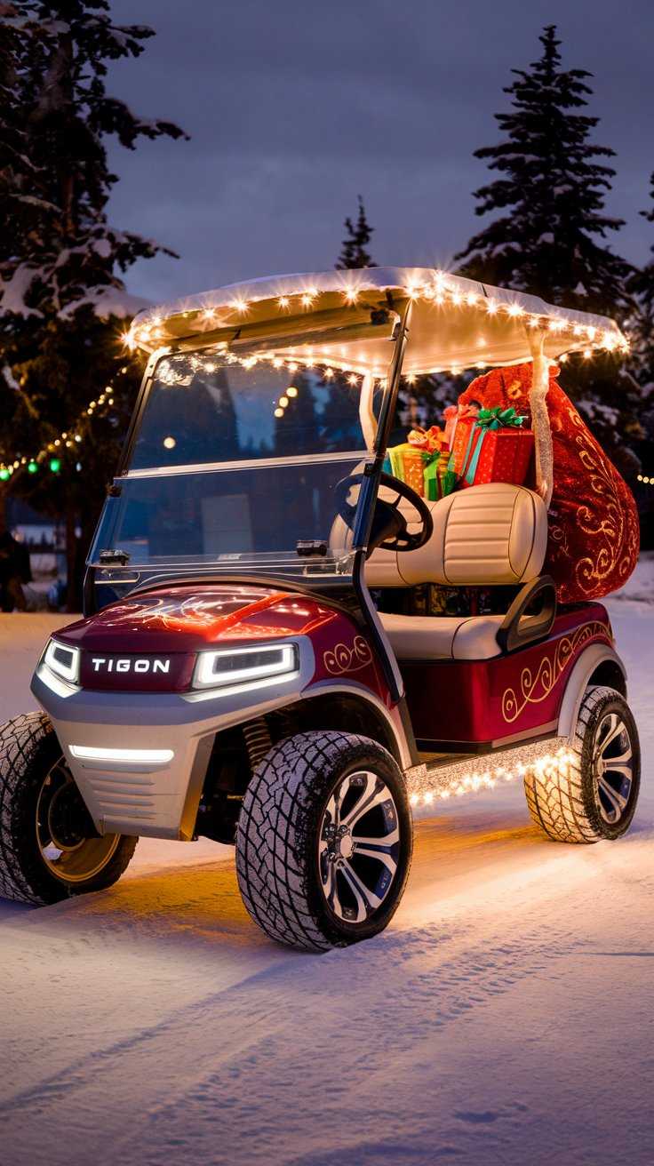 Santa's Christmas Golf Cart Parade