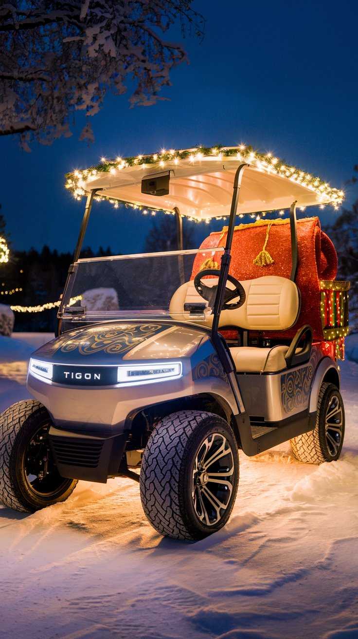 Santa's Christmas Golf Cart Parade