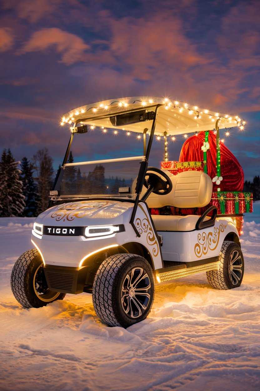 Santa's Christmas Golf Cart Parade