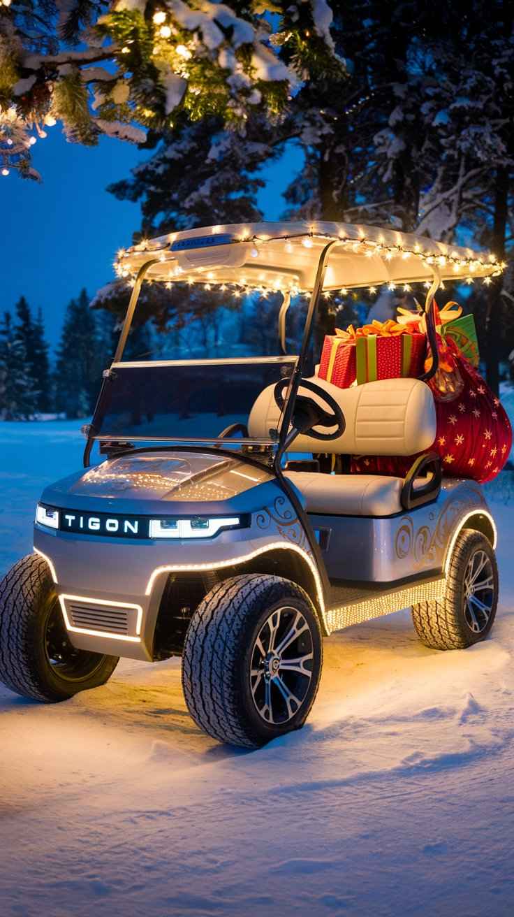 Santa's Christmas Golf Cart Parade