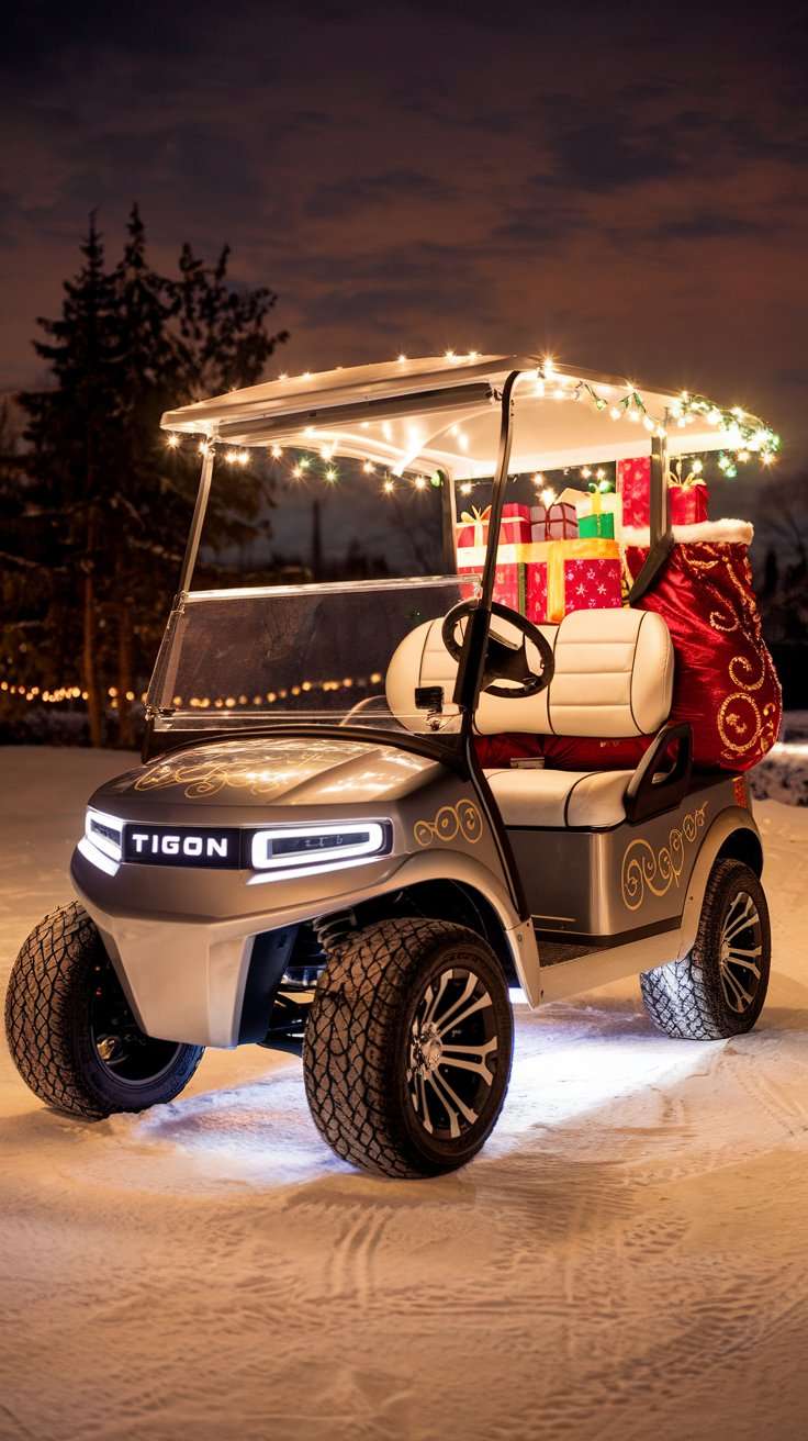 Santa's Christmas Golf Cart Parade