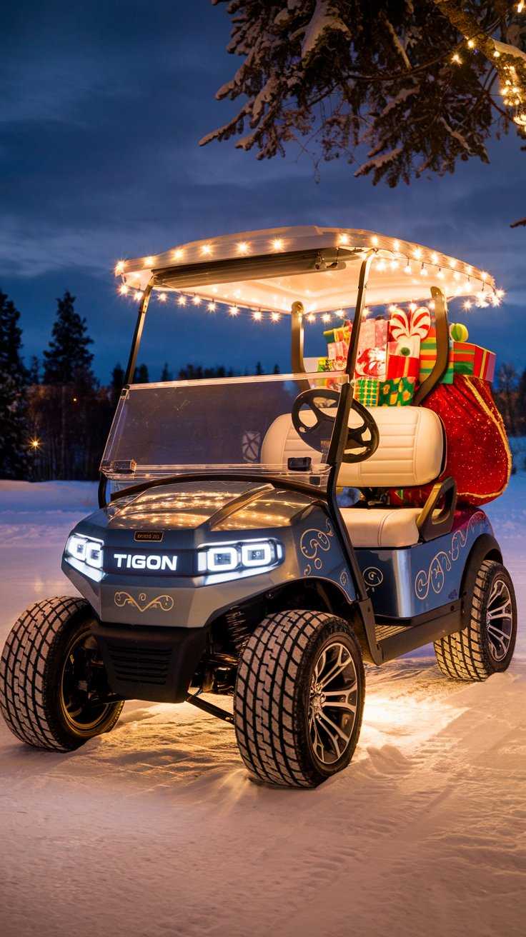 Santa's Christmas Golf Cart Parade