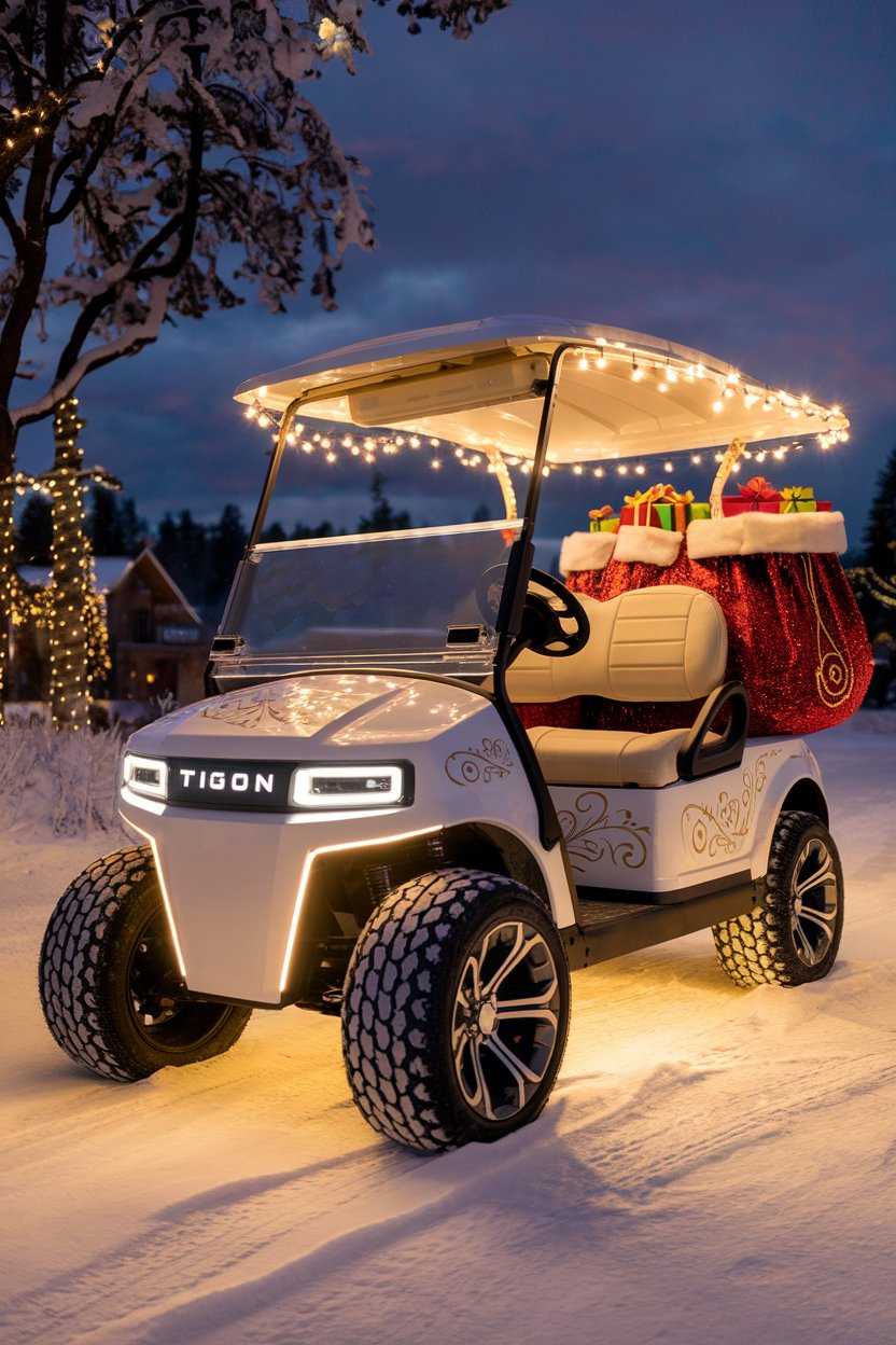 Santa's Christmas Golf Cart Parade