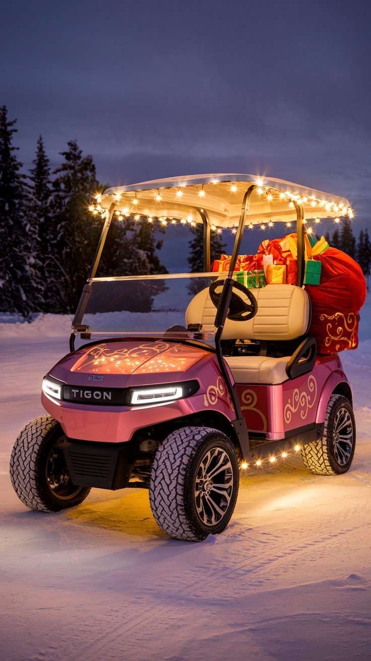 Santa's Christmas Golf Cart Parade