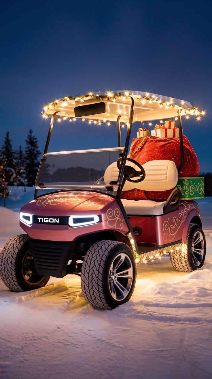 Santa's Christmas Golf Cart Parade