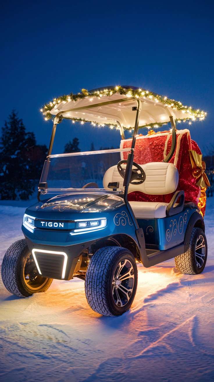 Santa's Christmas Golf Cart Parade