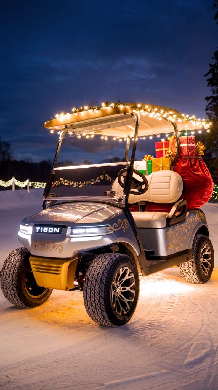 Santa's Christmas Golf Cart Parade