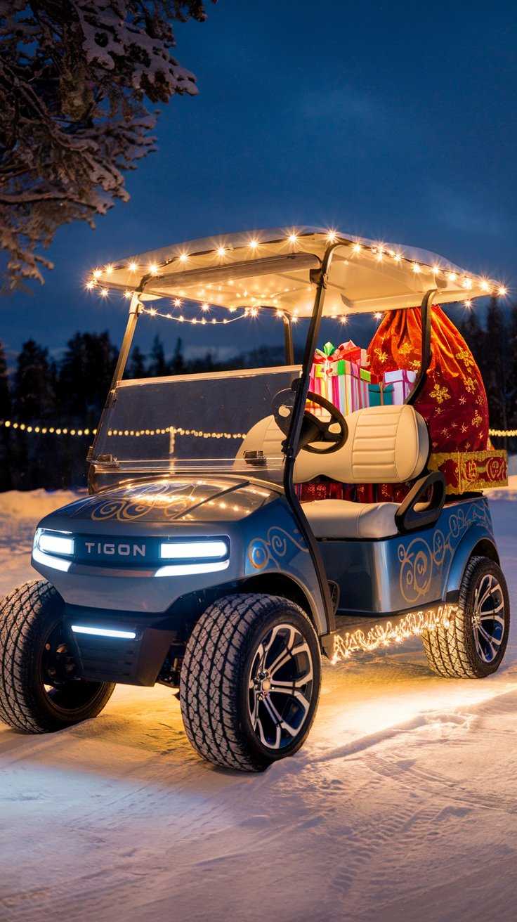 Santa's Christmas Golf Cart Parade