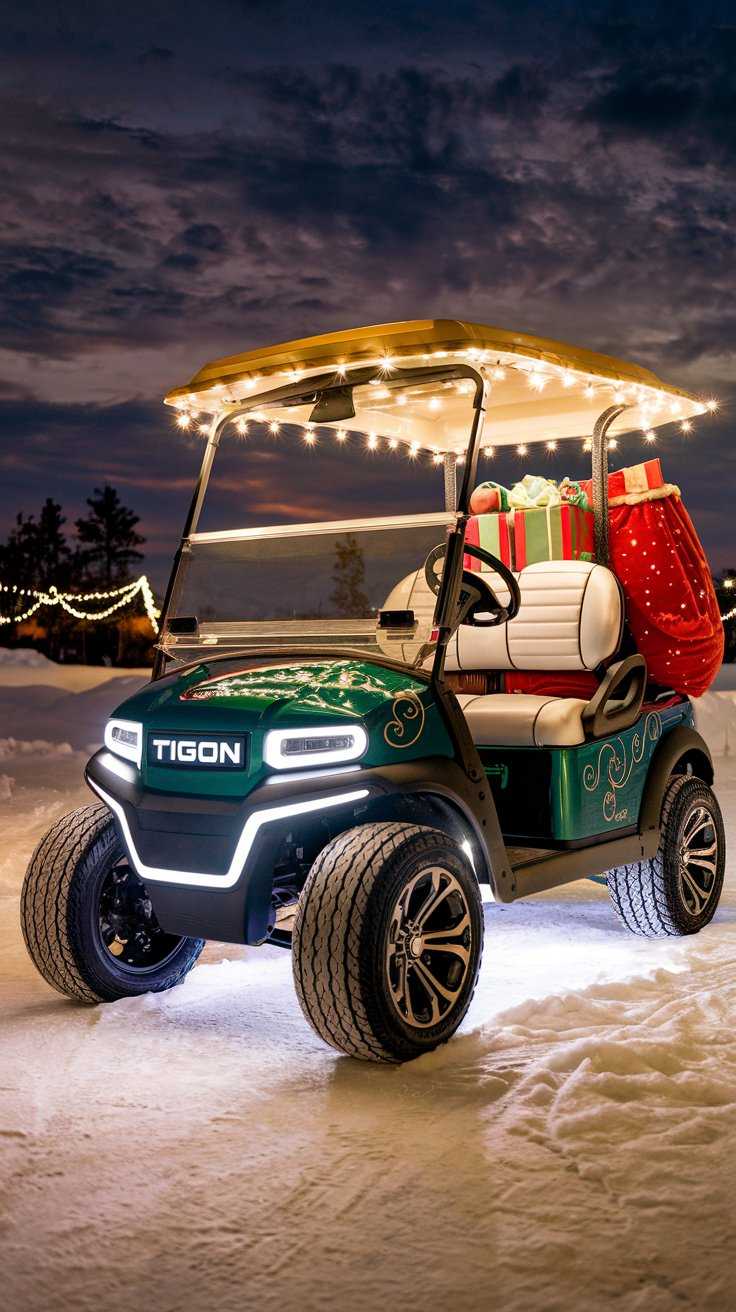 Santa's Christmas Golf Cart Parade