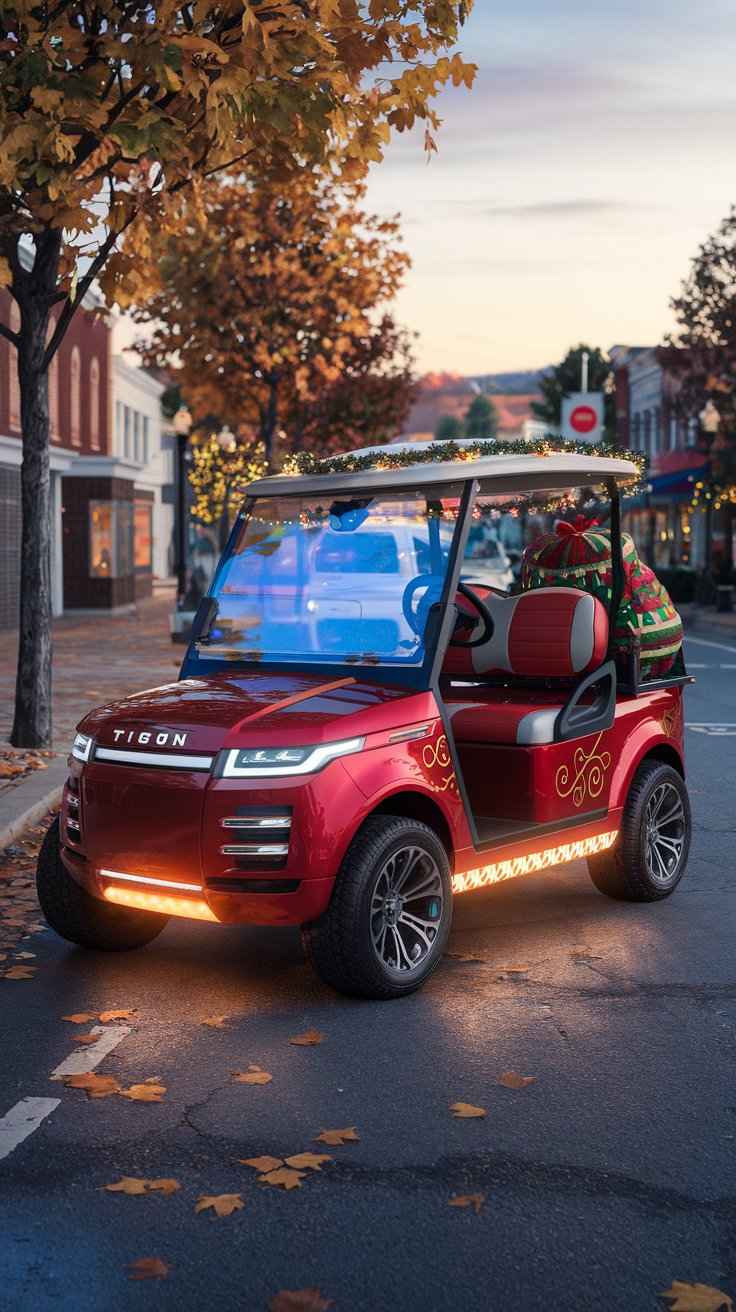 Santa's Christmas Golf Cart Parade