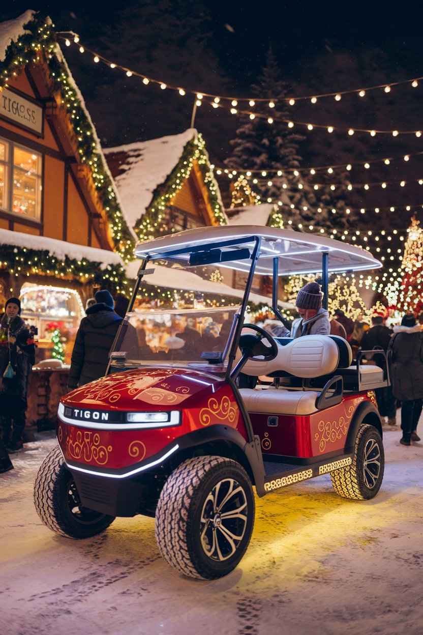 Santa's Christmas Golf Cart Parade