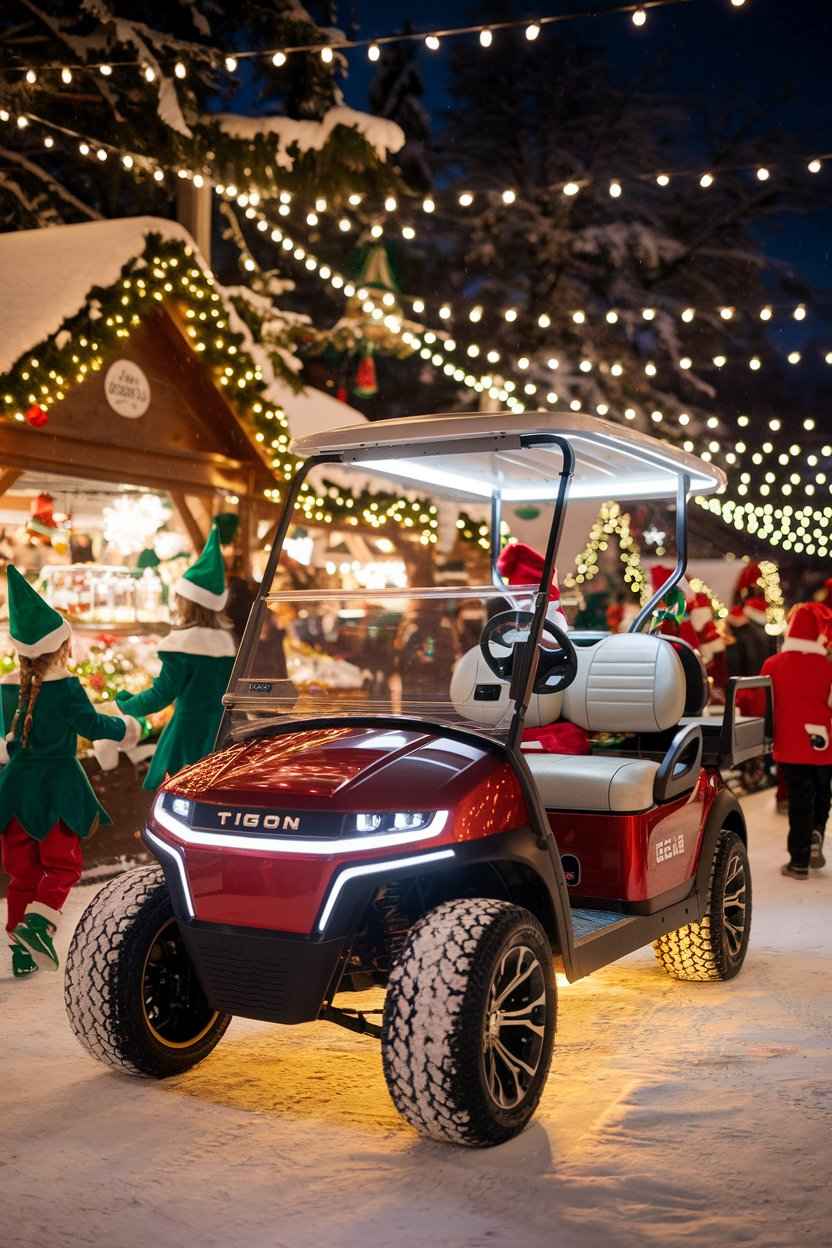 Santa's Christmas Golf Cart Parade