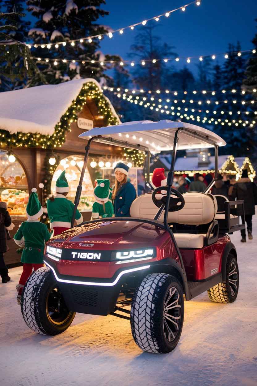 Santa's Christmas Golf Cart Parade