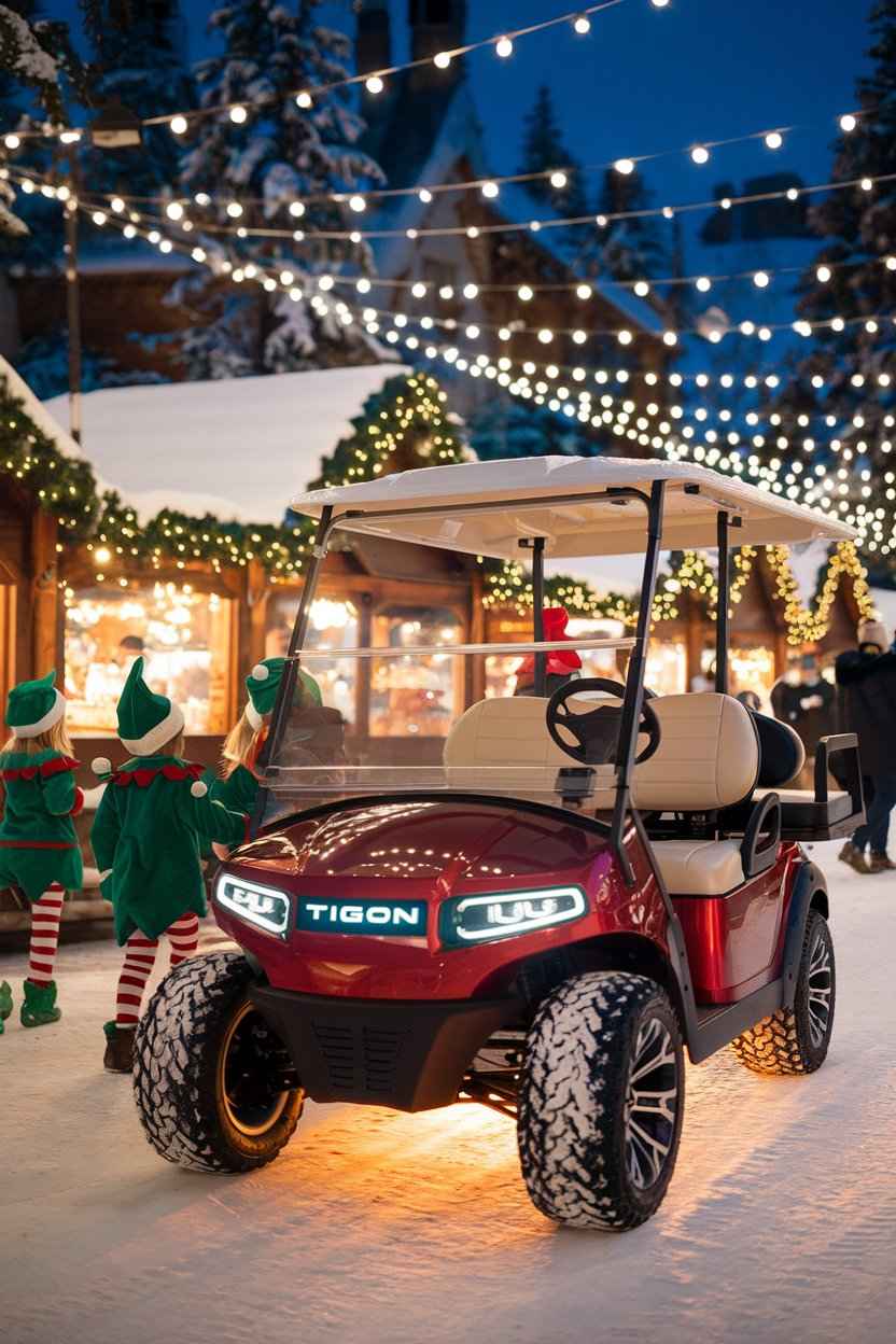 Santa's Christmas Golf Cart Parade