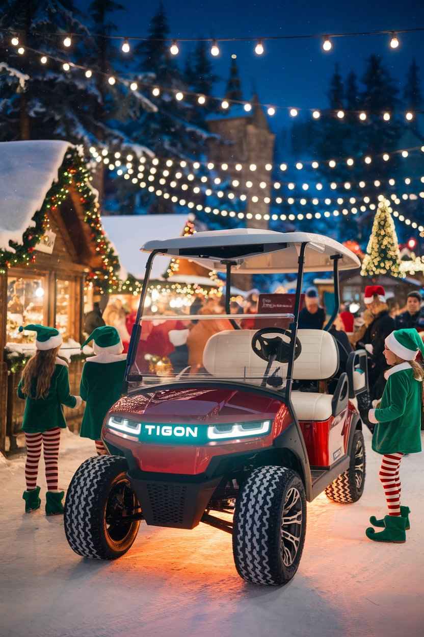 Santa's Christmas Golf Cart Parade