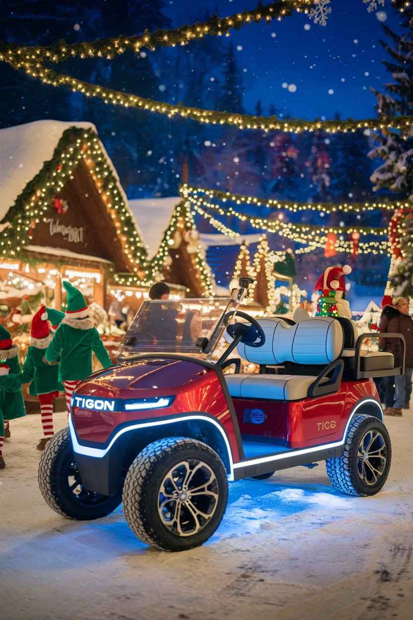 Santa's Christmas Golf Cart Parade