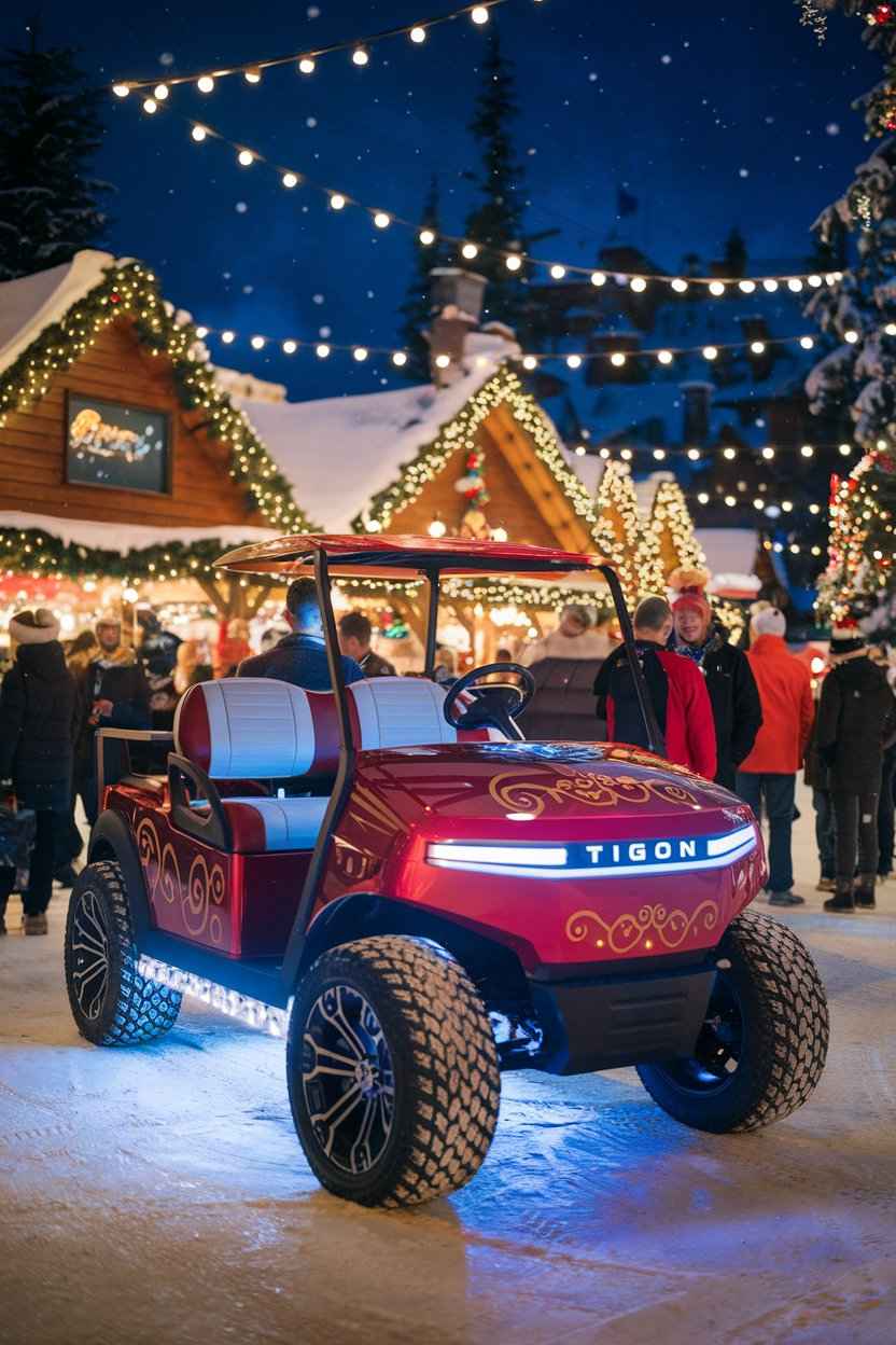 Santa's Christmas Golf Cart Parade