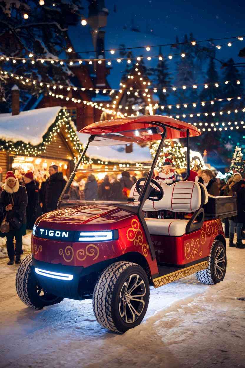 Santa's Christmas Golf Cart Parade