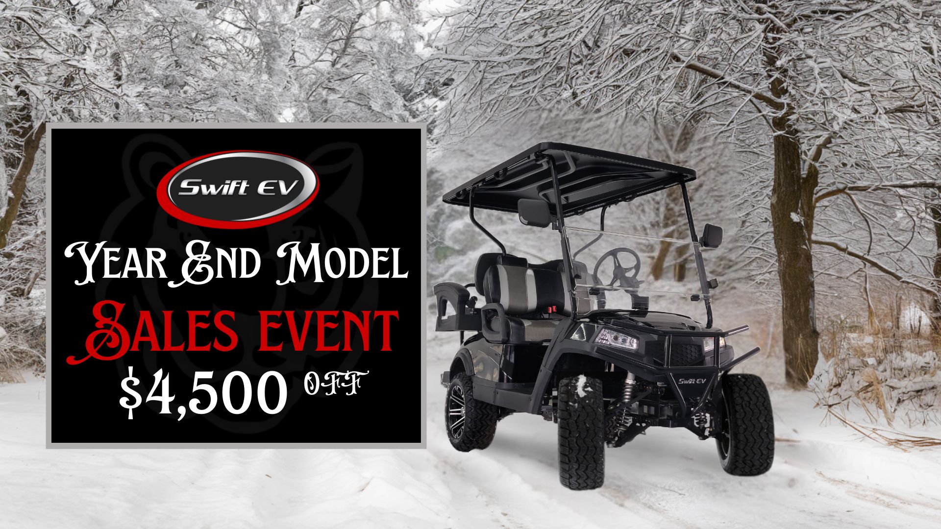 Year-End Model Sales Event at TIGON Golf Carts!