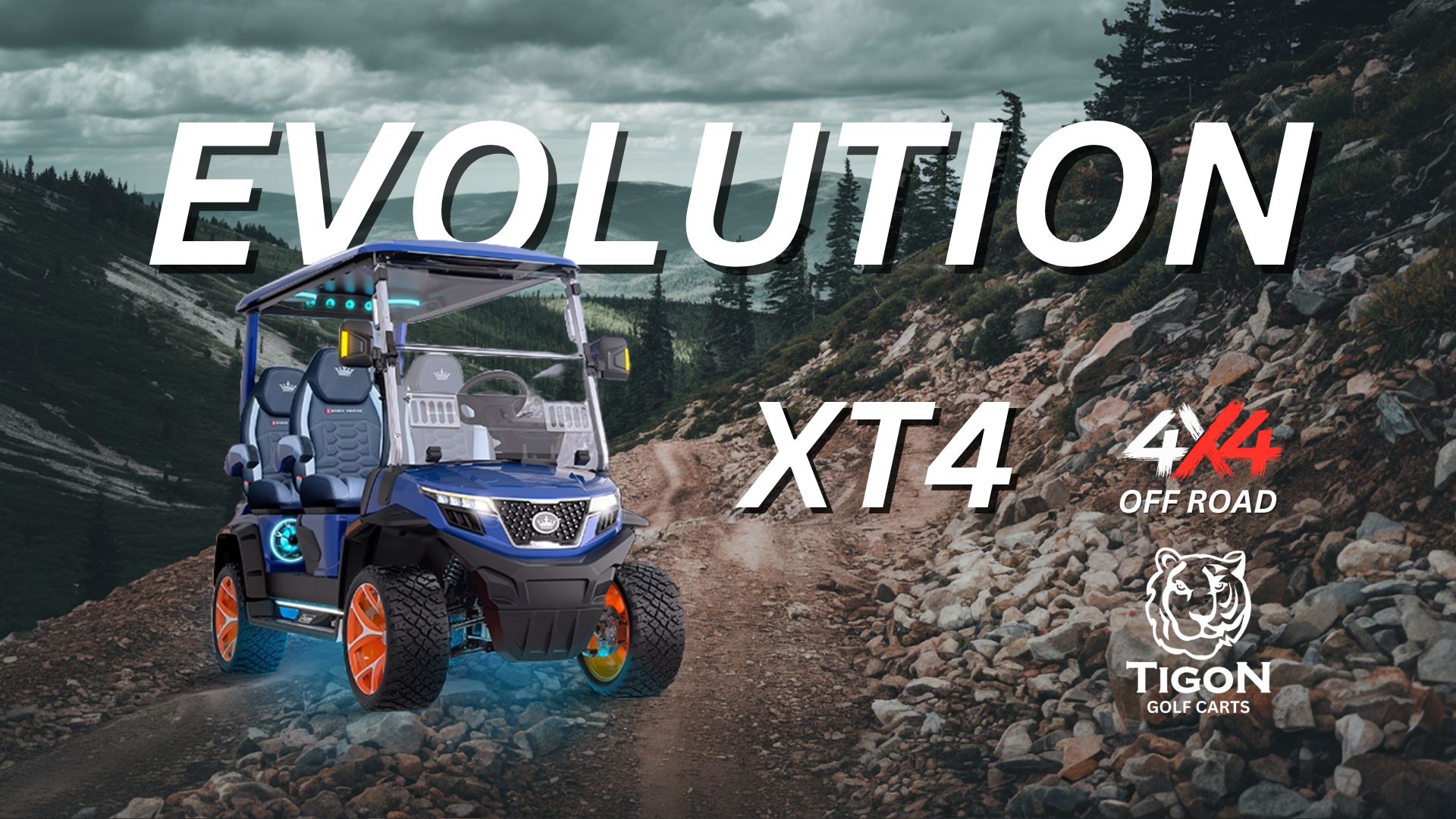 EVOLUTION XT4 4X4 OFF ROADING IN THE WOODS (1)