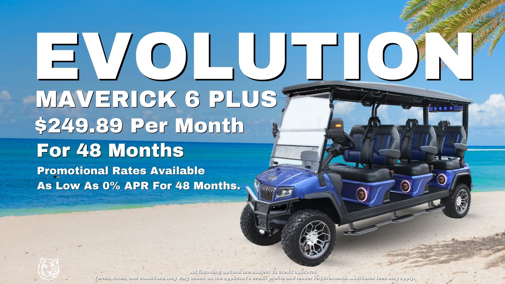 EVolution D5-Maverick 6 Plus - Portimao Blue Static Promo