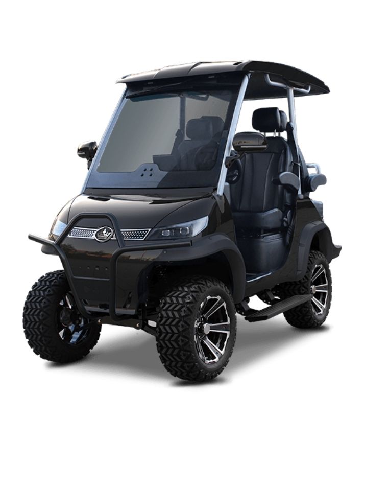EVolution®-D3-Lifted-BLACK-TIGON-GOLF-CARTS
