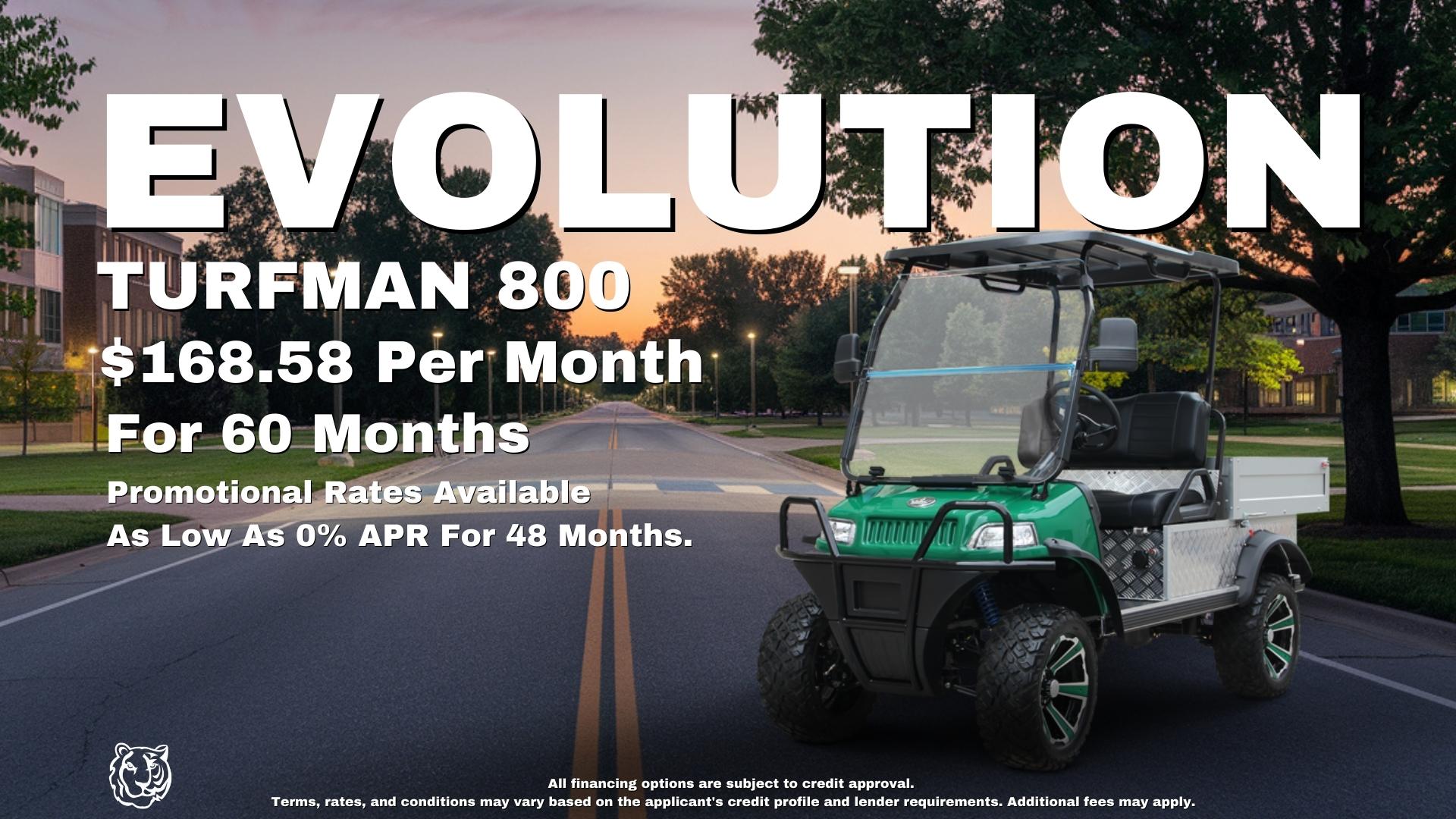 EVolution® Turfman 800 Campus Mobility Made Easy and Efficient