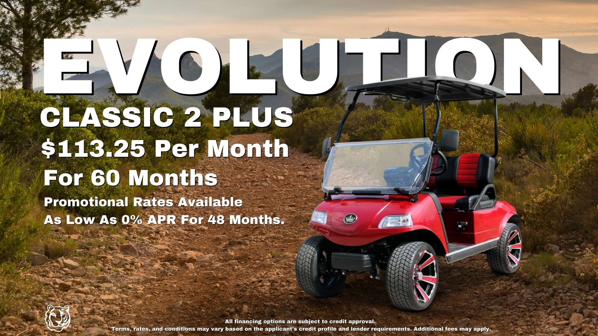 Drive the EVolution® Classic 2 Plus Through Stunning Trails