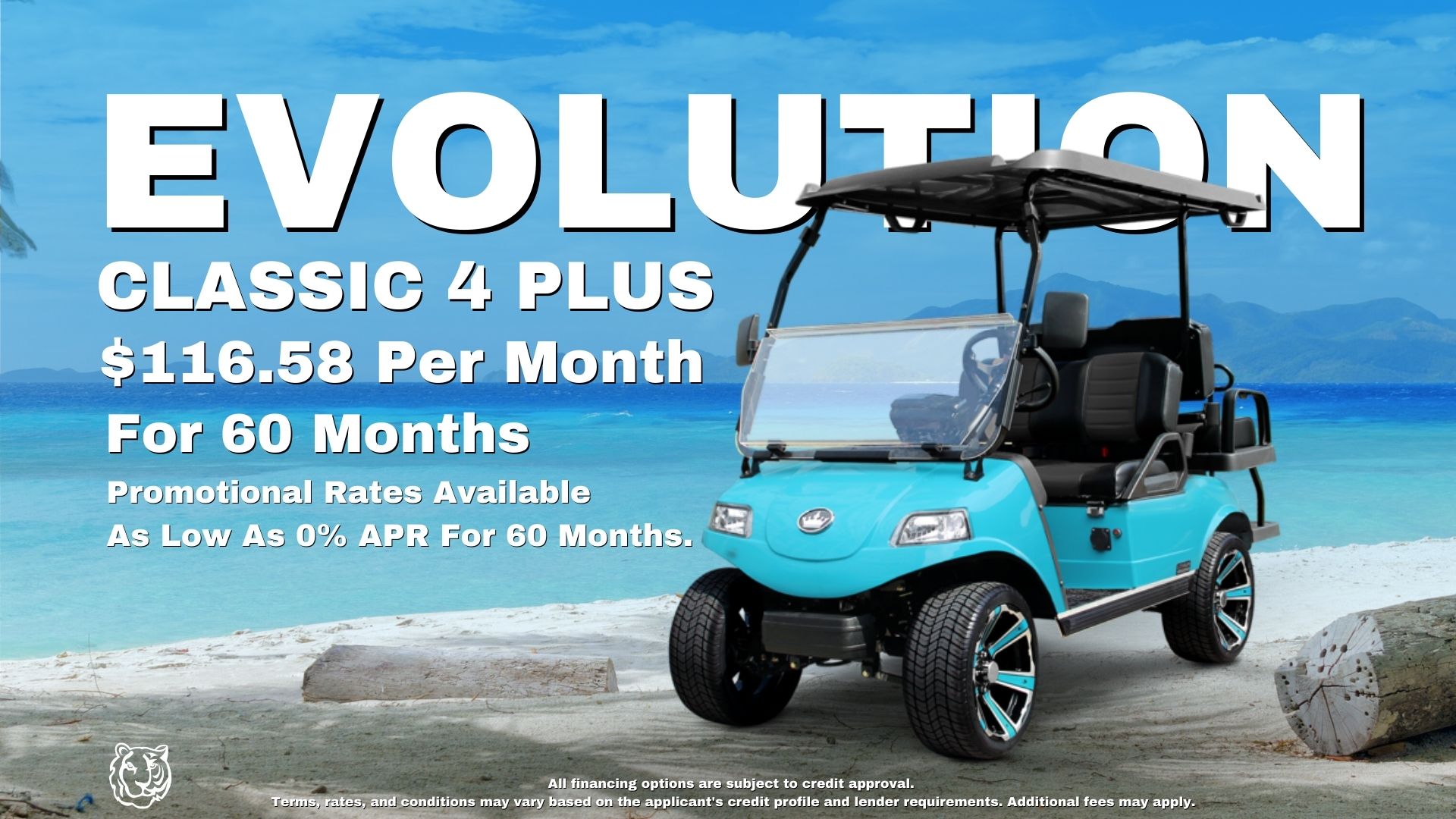 Enjoy the Beach in Your EVolution® Classic 4 Plus