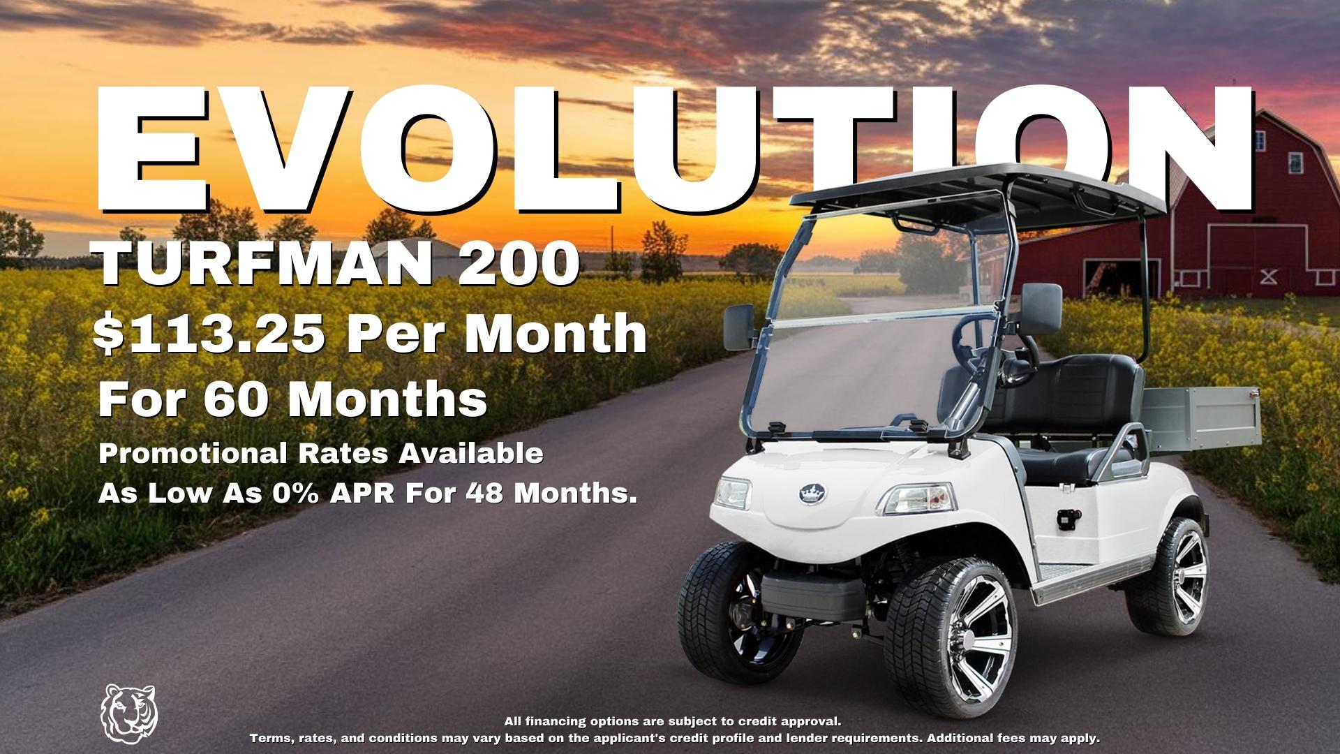 From Field to Farm Get More Done with the EVolution® Turfman 200