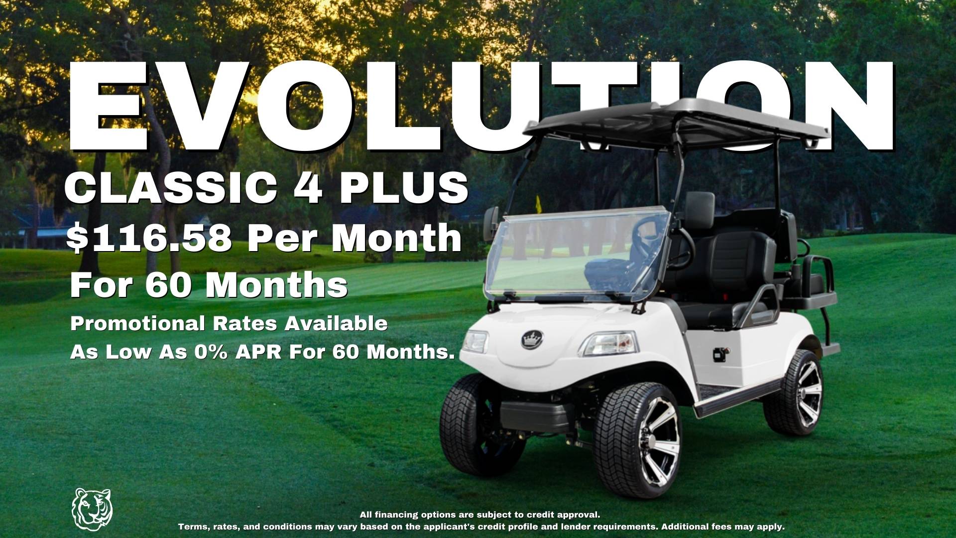 Hop on the Golf Course with the EVolution® Classic 4 Plus