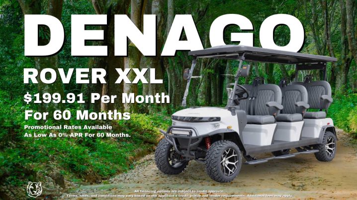 Rent a DENAGO® Rover XXL for Your Next Forest Adventure