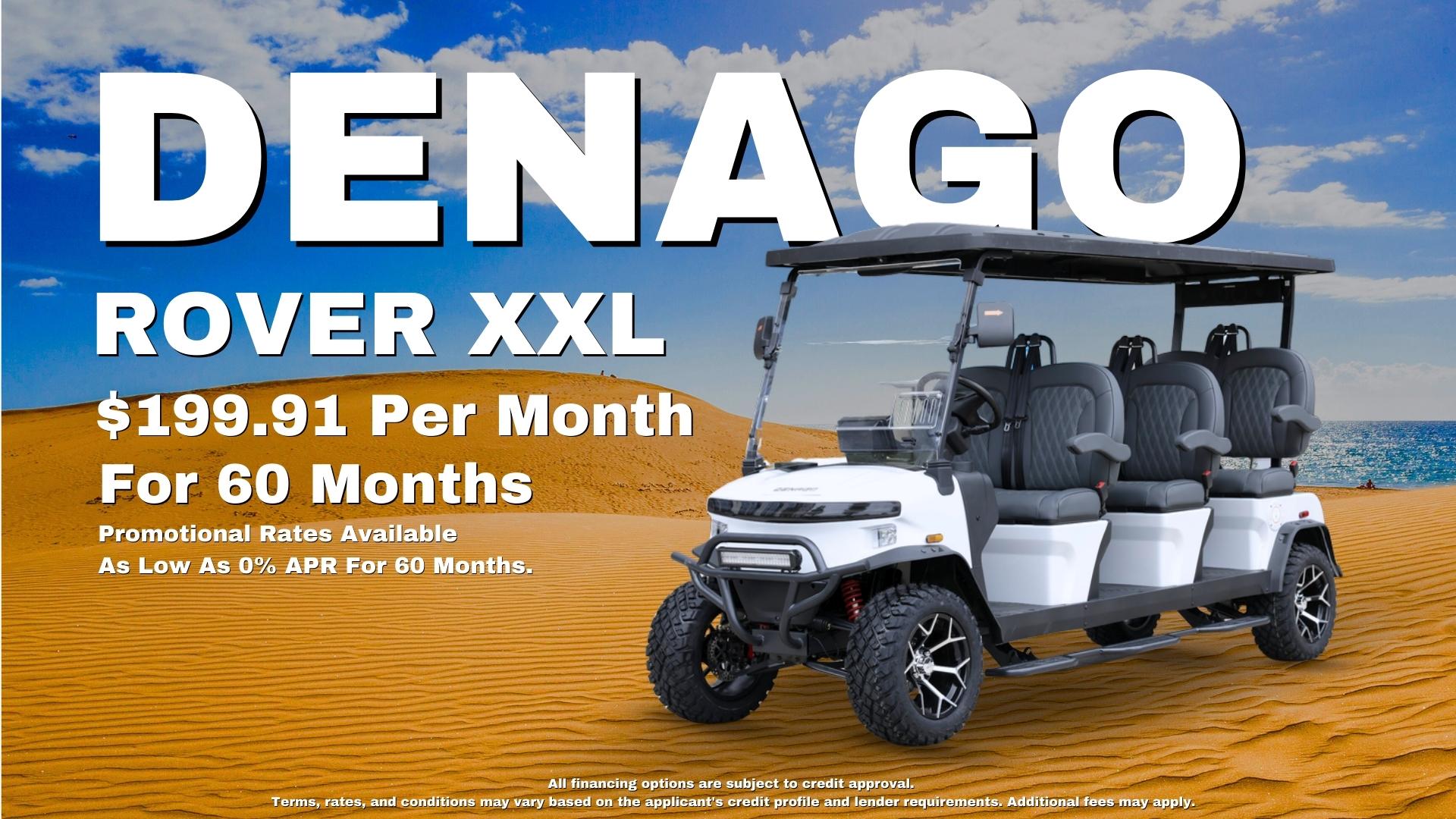 Your Summer, Your Ride Rent the DENAGO® Rover XXL for an Epic Season