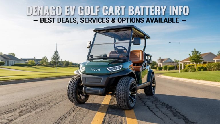 DENAGO EV Golf Cart Battery Info – Best Deals, Services & Options Available