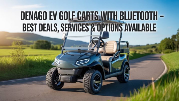 DENAGO EV Golf Carts with Bluetooth – Best Deals, Services & Options Available