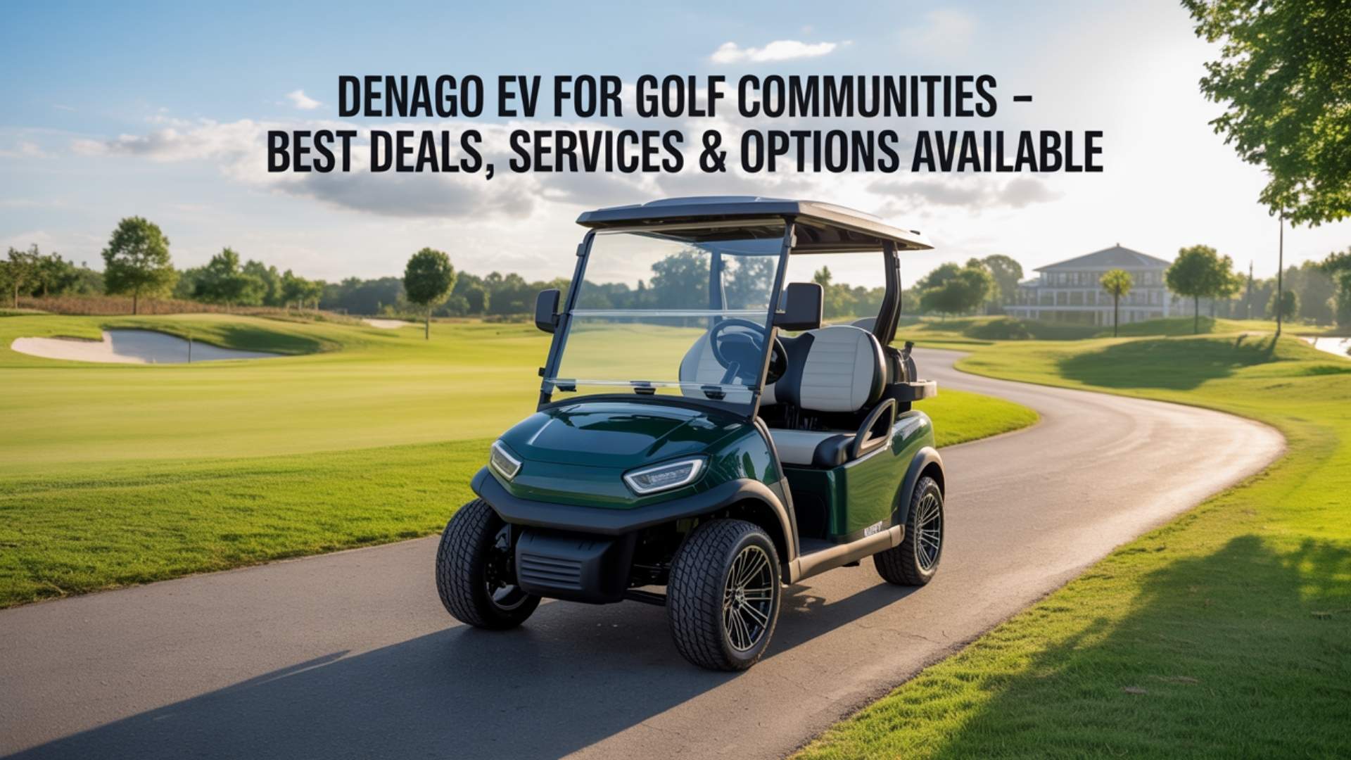 DENAGO EV for Golf Communities – Best Deals, Services & Options Available