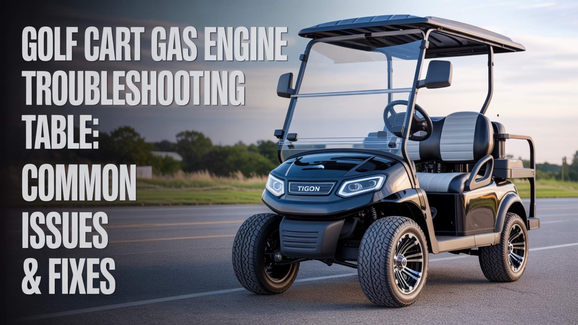 Golf Cart Gas Engine Troubleshooting Table Common Issues & Fixes