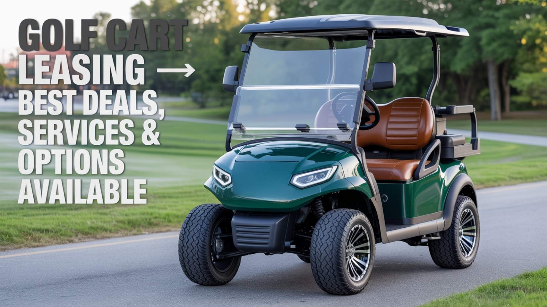 Golf Cart Leasing – Best Deals, Services & Options Available