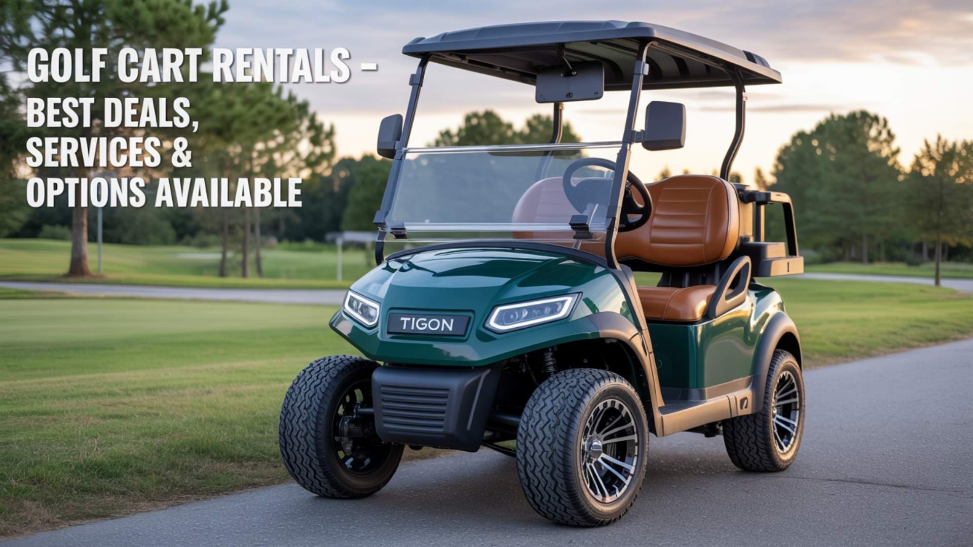 Golf Cart Rentals – Best Deals, Services & Options Available