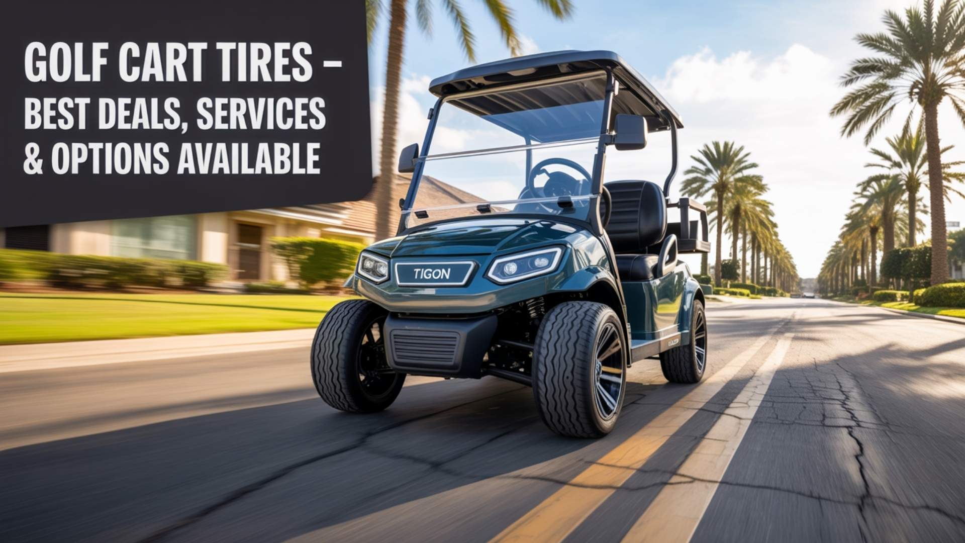 Golf Cart Tires – Best Deals, Services & Options Available