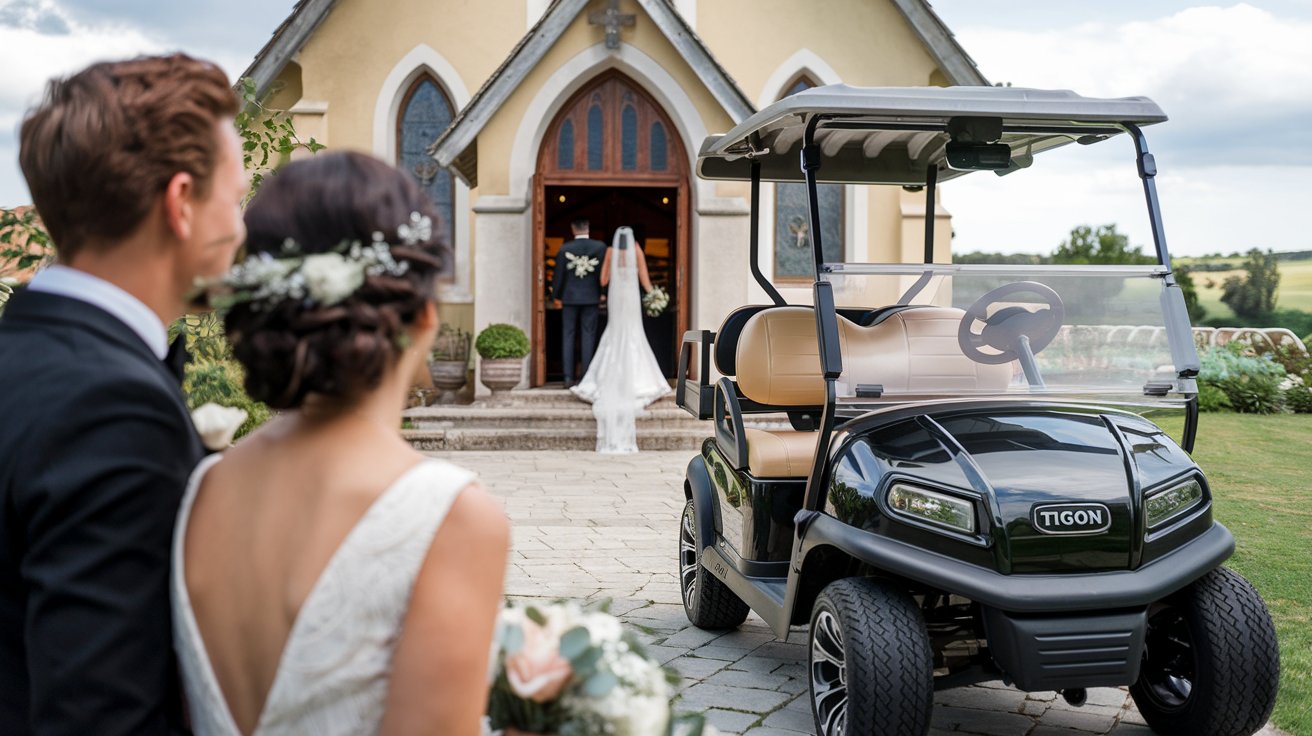 Renting a Golf Cart for Outdoor Weddings