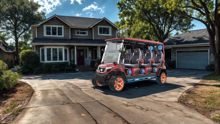 How does Evolution Neighborhood Electric Vehicles enhance community mobility and safety